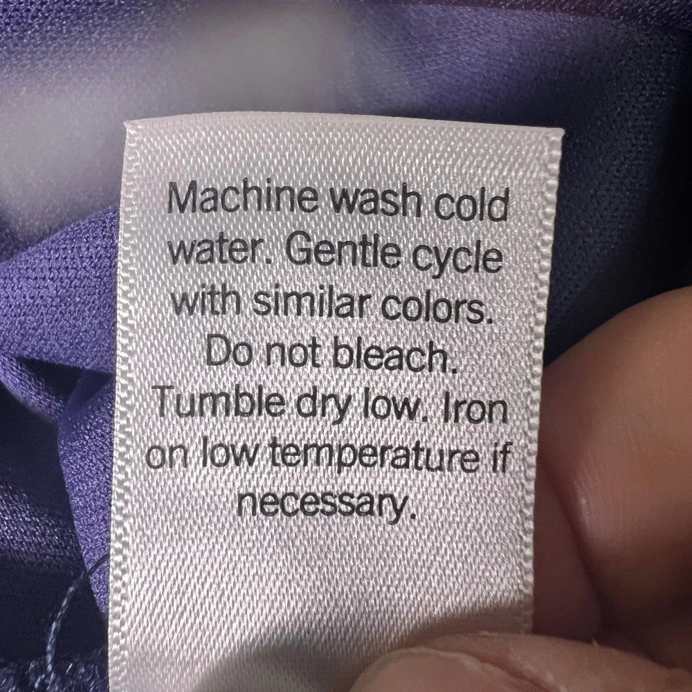 Lauren Conrad Floral Midi Dress XXL Square Neck Smocked Pink Blue - Picture 9 of 9